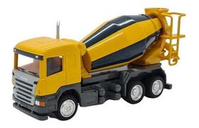 Miniatura Caminhão Trator Scania P380 Betoneira Metal 1:87
