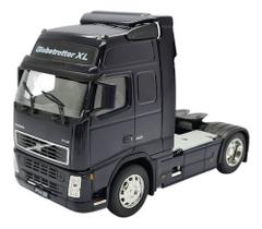 Miniatura Caminhão Volvo Fh 12 Globetrotter Azul Metal 1:32