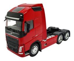 Miniatura Caminhão Volvo Fh 500 Truck Vermelho Metal 1:32 Miniatura Caminhão Volvo Fh 500 Truck Vermelho Metal 1:32