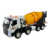 Miniatura Caminhão Volvo Fm Betoneira Acende Luz E Som 1:50 Miniatura Caminhão Volvo Fm Betoneira Acende Luz E Som 1:50