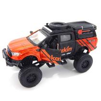 Miniatura Caminhonete Ford Ranger 2019 Preto E Laranja Maisto 25205 Miniatura Caminhonete Ford Ranger 2019 Preto E Laranja Maisto 25205