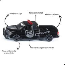 Miniatura Caminhonete RAM 1500 US Police Siku 1/50 Metal Diecast Viatura de Polícia Americana com Portas de Abrir Original Miniatura Caminhonete RAM 1500 US Police Siku 1/50 Metal Diecast Viatura de Polícia Americana com Portas de Abrir Original