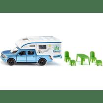 Miniatura Camionete Ford F150 Pick Up Camper Com Trailer