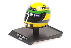 Miniatura Capacete Ayrton Senna 1985 Minichamps Escala 1:10