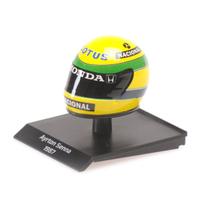 Miniatura Capacete Ayrton Senna 1987 - Lotus 99T - Minichamps - 1:10 Miniatura Capacete Ayrton Senna 1987 - Lotus 99T - Minichamps - 1:10