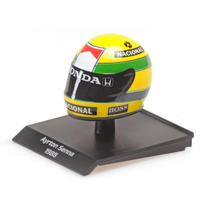 Miniatura Capacete Ayrton Senna 1988 - Campeão - McLaren MP4/4 - Minichamps - 1:10 Miniatura Capacete Ayrton Senna 1988 - Campeão - McLaren MP4/4 - Minichamps - 1:10