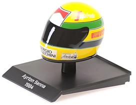 Miniatura Capacete Fórmula 1 - Ayrton Senna - 1 GP Brasil (1984) - 1:10 - Minichamps Miniatura Capacete Fórmula 1 - Ayrton Senna - 1 GP Brasil (1984) - 1:10 - Minichamps