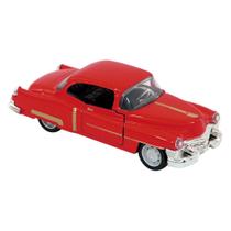 Miniatura Carrinho Antigo de Metal Cadillac Vermelho e Detalhes Dourado 1953 - Gici Kids