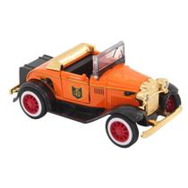 Miniatura Carrinho Antigo de Metal Conversível Ford Bigode Laranja 1929 - Gici Kids