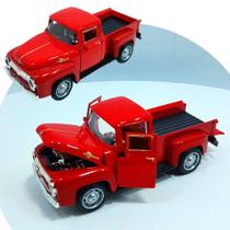 Miniatura Carrinho Camionete Pickup F-100 Metal Colecionável Vermelho Miniatura Carrinho Camionete Pickup F-100 Metal Colecionável Vermelho