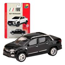 Miniatura Carrinho Coleção Fiat Strada 1:64 Cks Preto
