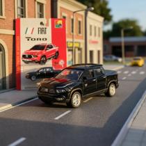 Miniatura Carrinho Coleção Fiat Toro 1:64 Cks Preto Miniatura Carrinho Coleção Fiat Toro 1:64 Cks Preto