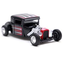 Miniatura Carrinho Hot Rod V8 Medida 12 cm Preto