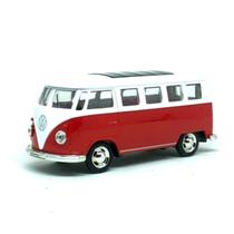 Miniatura Carrinho Kombi Brinquedo Fricção Abre Porta