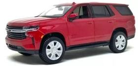 Miniatura Carro 1:24 Chevrolet Tahoe 2021 Maisto Cor Vermelho