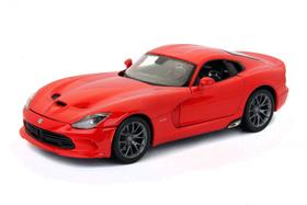 Miniatura Carro 2013 Viper Srt Gts 1/18 Special Edition Vermelho Maisto 31128