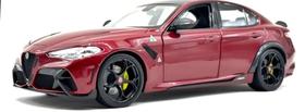 Miniatura Carro Alfa Romeo Giulia GTA (2020) - Borgonha - 1:18 - Burago
