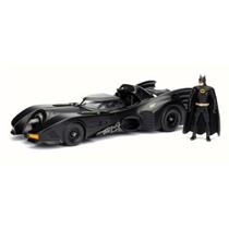 Miniatura Carro Batmóvel 1989 c/ Figura 1/24 Jada Toys JAD98260 Miniatura Carro Batmóvel 1989 c/ Figura 1/24 Jada Toys JAD98260