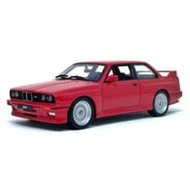Miniatura Carro Bmw 3 Series M3 1988 1/24 Vermelho Bburago 21100
