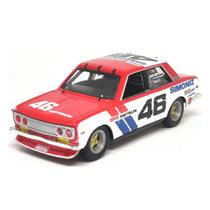 Miniatura Carro Bre Datsun 510 1/43 Branco Bburago 38301 Miniatura Carro Bre Datsun 510 1/43 Branco Bburago 38301