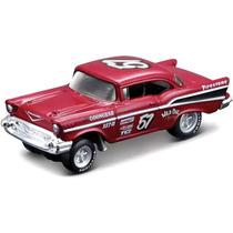 Miniatura Carro Chevrolet Bel Air 1/64 54 Vermelho Maisto 15494 Miniatura Carro Chevrolet Bel Air 1/64 54 Vermelho Maisto 15494