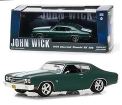 Miniatura Carro Chevrolet Chevelle SS 396 (1970) - John Wick - Hollywood - 1:43 - Greenlight