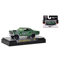 Miniatura Carro Chevrolet Nova Gasser 1967 1/64 Verde M2 Machines