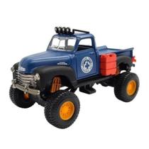 Miniatura Carro Chevrolet Pickup Rescue 1953 4X4 Azul Maisto 25205