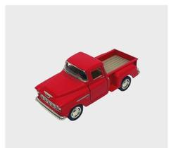 Miniatura Carro Chevy Stepside Pick-up 1955 1/32 (Vermelho)