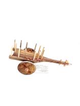 Miniatura Carro De Boi Feita Artesanalmente Em Madeira Peroba Rosa Oferta