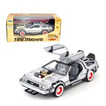 Miniatura Carro Delorean De volta para o Futuro 3 Welly 1/24