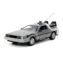 Miniatura Carro Delorean Time Machine Back To The Future I C/ Luzes 1/24 Jada 32911 Miniatura Carro Delorean Time Machine Back To The Future I C/ Luzes 1/24 Jada 32911
