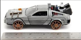 Miniatura Carro Delorean Time Machine - Back To The Future Railroad - 1:32 - Jada Toys Miniatura Carro Delorean Time Machine - Back To The Future Railroad - 1:32 - Jada Toys