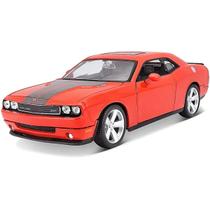 Miniatura Carro Dodge Challenger Srt8 2008 1/24 Laranja Maisto 31280