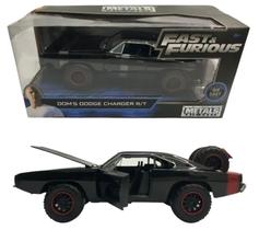 Miniatura Carro Dodge Charger R/T Off Road Dom's (1970) Velozes e Furiosos 7 - 1:24 - Jada Toys
