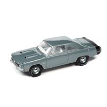 Miniatura Carro Dodge Dart Swinger 1971 1/64 Cinza Auto World Awsp105A