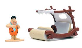 Miniatura Carro dos Flintstones com Figura Fred Jada 1/32