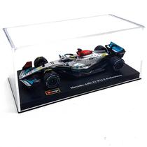 Miniatura Carro F-1 2022 Mercedes Amg W13 Hamilton Com Piloto 1/43