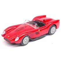 Miniatura Carro Ferrari 250 Testa Rossa Race E Play 1/43 Vermelho Bburago 36001 Miniatura Carro Ferrari 250 Testa Rossa Race E Play 1/43 Vermelho Bburago 36001