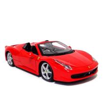 Miniatura Carro Ferrari 458 Spider 1/24 Vermelho Bburago 26017 Miniatura Carro Ferrari 458 Spider 1/24 Vermelho Bburago 26017