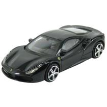 Miniatura Carro Ferrari 488 Gtb Race E Play 1/43 Preto Bburago 36001