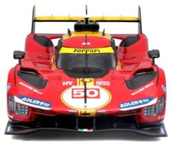 Miniatura Carro Ferrari 499P - 50 - Winner 24h Le Mans (2024) - Racing - 1:24 - Burago Miniatura Carro Ferrari 499P - 50 - Winner 24h Le Mans (2024) - Racing - 1:24 - Burago