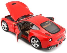 Miniatura Carro Ferrari F12 Berlinetta 1/24 Race e Play Vermelho Bburago 26007