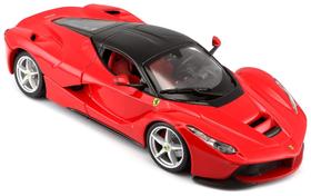 Miniatura Carro Ferrari Laferrari 1/24 Race e Play Vermelho Bburago 26001