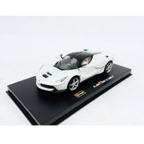 Miniatura Carro Ferrari Laferrari 1/43 Signature Branco Bburago 36902 Miniatura Carro Ferrari Laferrari 1/43 Signature Branco Bburago 36902
