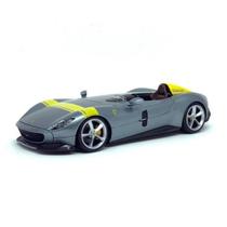 Miniatura Carro Ferrari Monza 1/24 Cinza Bburago 26027 Miniatura Carro Ferrari Monza 1/24 Cinza Bburago 26027