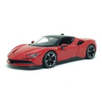 Miniatura Carro Ferrari Sf90 Stradale 1/24 Vermelho Bburago 26028