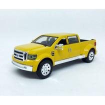 Miniatura Carro Ford Mighty F-350 1/24 Special Edition Amarelo Maisto 31213