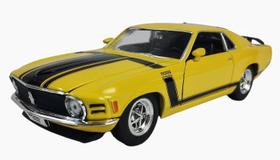 Miniatura Carro Ford Mustang Boss 302 1970 Escala 1:24 Welly