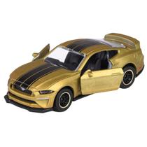 Miniatura Carro Ford Mustang Gt Limited Edition 1/64 Dourado Majorette